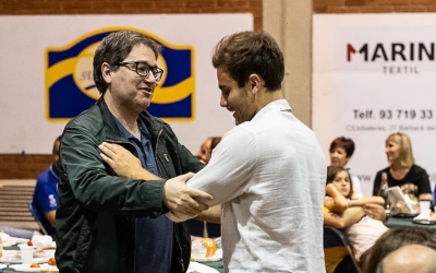 Miquel Benítez i Quim Vaíllo, dos dels protagonistes de la pretemporada de l'OAR Gràcia | Èric Altimis